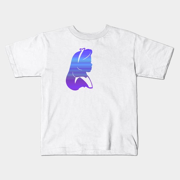 Blue Alice Kids T-Shirt by ijsw